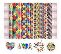 Tintnut Lot de 10 films vinyle pour traceur - 30 cm x 25 cm - Avec 2 films de transfert pour traceur Cricut et autres traceurs