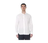 Tintoria Mattei 954 - Camicia in tessuto seersucker - Homme - Chemises - Blanc - Taille: 2XL