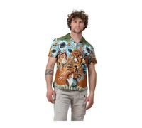 Tintoria Mattei 954 - Camicia Mezza Manica - Homme - Chemises - Multicolore - Taille: M