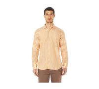 Tintoria Mattei 954 - Camicia rigata - Homme - Chemises - Multicolore - Taille: XL