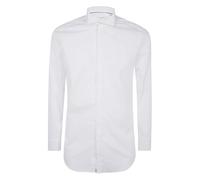 Tintoria Mattei 954 - Chemise Classique Coton Stretch - Homme - Chemises - Blanc - Taille: XL