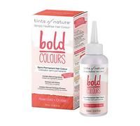 Tints of Nature Bold Colour Rose Gold Semi-Permanent Hair Dye, Coloration Capillaire Semi-Permanente, Sans Ammoniac et Sans Dommages, Or Rose 70 ml