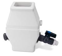 Tintsabo - Système de Collecte d'eau de Pluie pour Filtre et Robinet en PVC de 5,1 x 7,6 ou 7,6 x 10,2 cm - Blanc