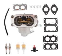TINVHY 499804 Carburateur de rechange pour V-Twin 20HP 21HP 22HP 23HP 24HP 25HP 699709 791230 406777 407777 4057777 Modèles 4 cycles pour John Deere L118 L120 MIA10632