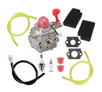 TINVHY Carburateur de rechange 545081855 pour souffleur Poulan Pro BVM200VS PP320 P325 XLB GBV 325 avec filtre à air de conduite de carburant