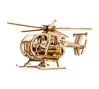 Revell Maquette Hélicoptère Tiny Adventures 00611 Bois échelle 1/30 moteur Pull Back & Go rotor 30cm