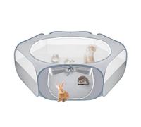 Tiny Animals Playpen, Mobile Outdoor Exercise Cage, Animal Cage Tent, Colla | This portable outdoor exercise cage tent pen gives foldable fence play space for guinea pig and chick cats.