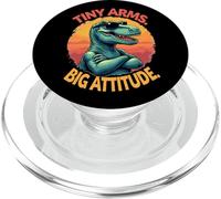 Tiny Arms Big Attitude - Funny T-Rex Vibe PopSockets PopGrip pour MagSafe