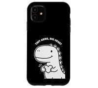 Tiny Arms Big Heart Dinosaure Mignon pour Enfants Motif Saint-Valentin Coque pour iPhone 11