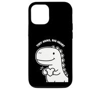 Tiny Arms Big Heart Dinosaure Mignon pour Enfants Motif Saint-Valentin Coque pour iPhone 12/12 Pro