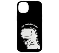 Tiny Arms Big Heart Dinosaure Mignon pour Enfants Motif Saint-Valentin Coque pour iPhone 14 Plus