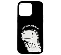 Tiny Arms Big Heart Dinosaure Mignon pour Enfants Motif Saint-Valentin Coque pour iPhone 15 Pro Max