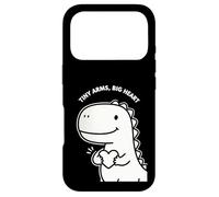 Tiny Arms Big Heart Dinosaure Mignon pour Enfants Motif Saint-Valentin Coque pour iPhone 17 Pro