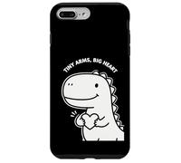 Tiny Arms Big Heart Dinosaure Mignon pour Enfants Motif Saint-Valentin Coque pour iPhone 7 Plus/8 Plus