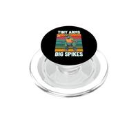Tiny Arms Big Spikes Humour Joueur de Volleyball T-Rex Amusant PopSockets PopGrip pour MagSafe