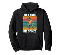 Tiny Arms Big Spikes Humour Joueur de Volleyball T-Rex Amusant Sweat à Capuche
