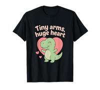Tiny Arms Énorme cœur dinosaure T-Rex câlin T-Shirt