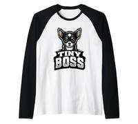 Tiny Boss - Petit Chien, Grande personnalité Manche Raglan