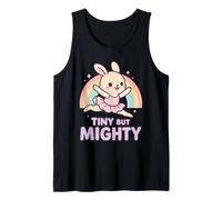 Tiny But Mighty Kawaii Bunny Ballerine Groovy Ballet Débardeur