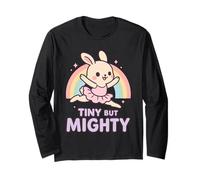 Tiny But Mighty Kawaii Bunny Ballerine Groovy Ballet Manche Longue