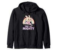 Tiny But Mighty Kawaii Bunny Ballerine Groovy Ballet Sweat à Capuche