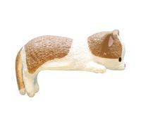 Tiny Cat Statues Set - Decorative Mini Figurines for Home Office | Realistic Resin Material with Fine Detailing, Cute Collectibles for Shelf Display Tabletop and Creative Decor 1.57x0.59x0.91 in