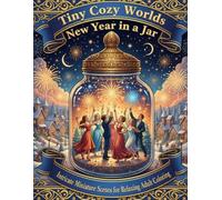 Tiny Cozy Worlds: New Year in a Jar: Intricate Miniature Scenes for Relaxing Adult Coloring