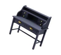 Tiny Desk Dollhouses Meubles Échelle 1/12 Miniature détaillée Table longue pour les amateurs de modèles et les collectionneurs Bureau pour maisons de poupée