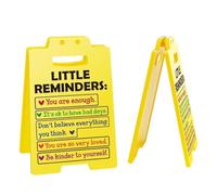 Tiny Desk Warning Sign, Office Decor, Novelty Tabletop Sign