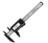 Tiny Digital Vernier Calipers Petit outil électronique de 0 à 100 mm, échelle en pouces et millimètres de doubles, appareil de mesure compact avec écran transparent, pinces