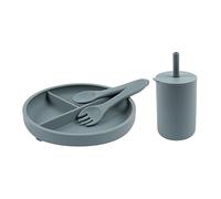 Tiny Dining Ensemble d'alimentation d'aspiration en silicone pour bébé - Tradewinds - 4pc