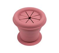 Tiny Dining Pot de collation d'aspiration en silicone bébé - 330 ml - rose poussiéreuse