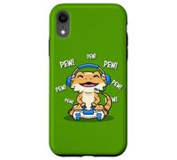 Tiny Dinosaur Boys Kawaii Kid Pew Gamer Bearded Dragon Lover Coque pour iPhone XR