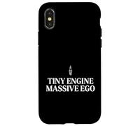 Tiny Engine Massive Ego Passionné de Voitures compactes Coque pour iPhone X/XS
