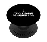 Tiny Engine Massive Ego Passionné de Voitures compactes PopSockets PopGrip Adhésif