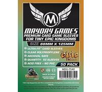 50 MayDay 88 x 125 Tiny Epic Kingdoms Premium Card Sleeves Board Game