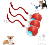 Tiny Fetch Dog Toy, Interactive Dog Ball, 2025 New Lifted Living Interactive Dog Cat Toys Rolling Balls, 360° Smart Automatic Rolling Pet Ball, Moving Toy For Dogs & Cat,Tough Chew Proof (3Blue)