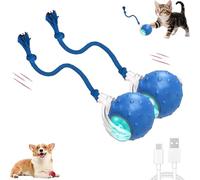 Tiny Fetch Dog Toy, Interactive Dog Ball, 2025 New Lifted Living Interactive Dog Cat Toys Rolling Balls, 360° Smart Automatic Rolling Pet Ball, Moving Toy For Dogs & Cat,Tough Chew Proof (2Blue)