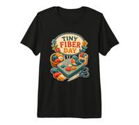 Tiny Fiber Day Aiguille Feutrage Oiseau T-Shirt Haut de Gamme