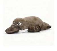 Tiny Heart 17in Peluche ornithorynque Imitation,Peluche réaliste ornithorynque et Douce,Collection d'animaux Sauvages Mignons, idéale pour la décoration la Maison, Compagnon Jeu pour Enfants- Marron