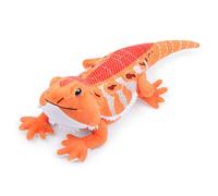 Tiny Heart Jouet de Simulation en Peluche LéZard, Jouet Mignon LéZard à Motif Orange, Collection D'Oreillers en Peluche Douce, Cadeaux de Vacances pour Reptiles pour GarçOns Et Filles 15.7”