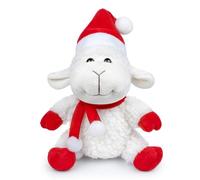 Tiny Heart Jouet en Peluche Mouton de Noël Blanc Douce pour Enfants - Mignonne Simulation Série Vie Marine Animal en Peluche (Position Assise)