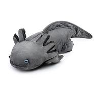 Tiny Heart Peluche Axolotl 51cm/20 Jouet en Peluche de Axolotl réaliste Bel Animal Cadeaux Mignons et Doux Axolotl pour Enfants garçons et Filles Jouets Éducatif interactif Confortable Gris
