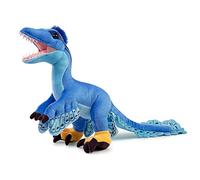 Tiny Heart Peluche Dinosaure Microraptor Jouet en Peluche de Dinosaure réaliste Bel Animal Cadeaux Mignons et Doux pour Enfants garçons et Filles Jouets Éducatif interactif Confortable Bleu 18”