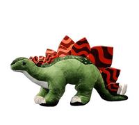 Tiny Heart Peluche Dinosaure stégosaure Jouet en Peluche de Dinosaure réaliste Bel Animal Cadeaux Mignons et Doux pour Enfants garçons et Filles Jouets Éducatif interactif Confortable Vert 16”