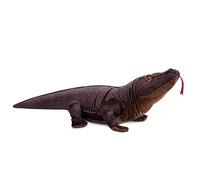 Tiny Heart Peluche Dragon de Komodo Jouet en Peluche de Dragon de Komodo réaliste Bel Animal Cadeaux Mignons et Doux Animal Rampant Lézard en Peluche pour Enfants garçons et Filles Jouets Brun 30"