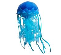 Tiny Heart Peluche méduse bleue pour enfants, 15 cm, simulation d'une jolie méduse, série Marine Life, coussin en peluche doux adapté pour la décoration de la chambre à coucher et du salon
