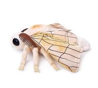 Tiny Heart Peluche Mite 38cm/16 Jouet en Peluche de Mite réaliste Bel Animal Insecte Cadeaux Mignons et Doux Mite pour Enfants garçons et Filles Jouets Éducatif interactif Confortable Jaune