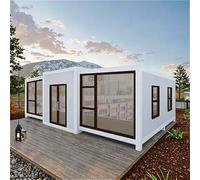 Tiny Home Petite maison portable et pliable préfabriquée de 6,1 m avec cuisine, salle de bain, chambre à coucher, extensible pour campings, arrière-cours, parcs de camping-cars à vendre pour adultes