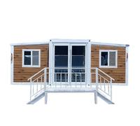Tiny Homes for Sale Prefab - Maison de conteneur extensible avec 3 chambres, idéale pour une utilisation familiale et au bureau